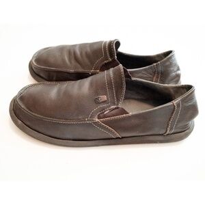 Sanuk brand slippers / shoes - brown color, men's size US 9 / EU 42